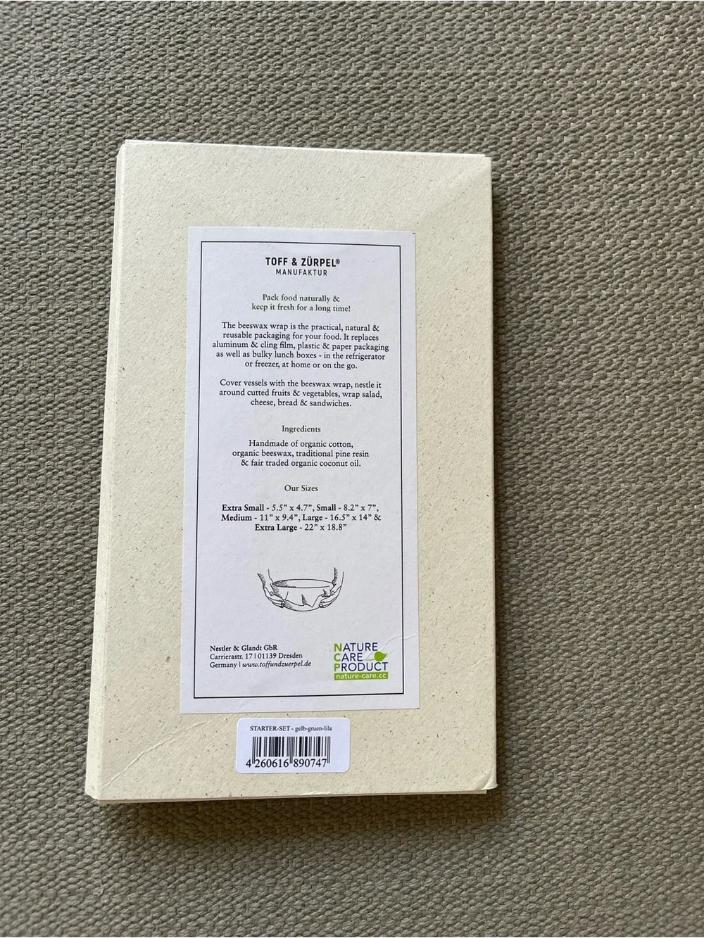 Toff & Zurpel Beeswax Starter set